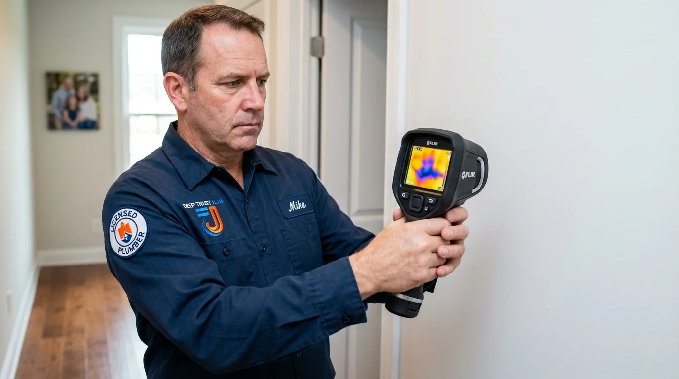 Thermal imaging leak detection by Johns Plumbing LLC in Seadrift